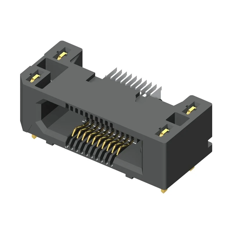 Samtec ERF5 Series Straight Surface PCB Socket, 60-Contact, 2 Row, 0.5 mm Pitch, 194V, 1.6A, Surface Mount 