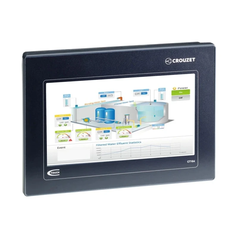 Crouzet Millenium 3 Series Touch Screen HMI 4.3 in TFT LCD Display 480 x 272 Pixel 88970524