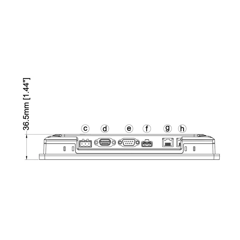 Crouzet em4 Millenium 3 Series Touch Screen HMI, 246.38 mm Diagonal LCD Display 1024x768 pixel 88970577