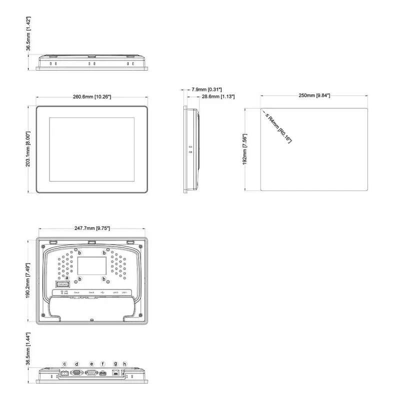 Crouzet em4 Millenium 3 Series Touch Screen HMI, 246.38 mm Diagonal LCD Display 1024x768 pixel 88970577