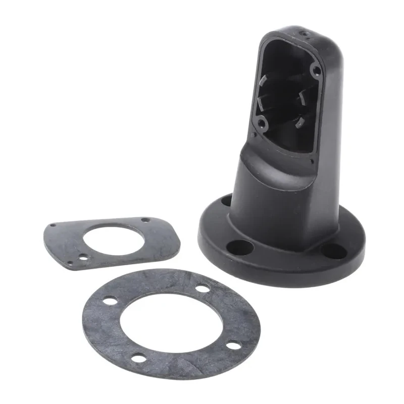 Werma Side Mounting Bracket Surface Mount Single Sided 98mm Height 70mm Base Diameter Black 975.840.85