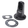 Werma Side Mounting Bracket Surface Mount Single Sided 98mm Height 70mm Base Diameter Black 975.840.85