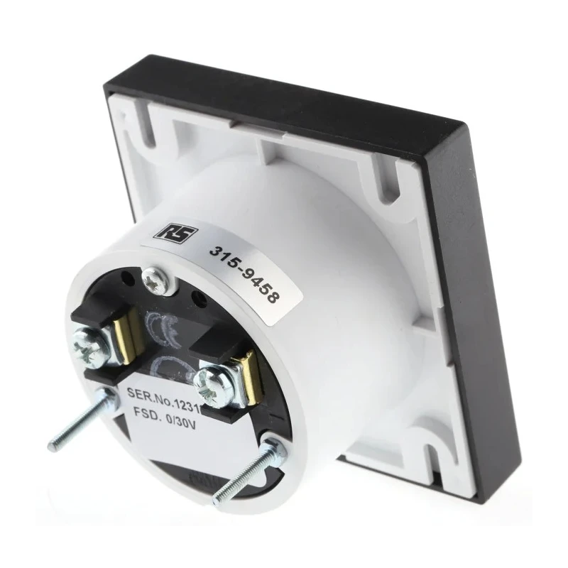 HOBUT PD7 Series Analogue Voltmeter DC, 72 mm x 72 mm, Horizontal Scale, Accuracy Class 1.5 PD721MCS30V/2-001