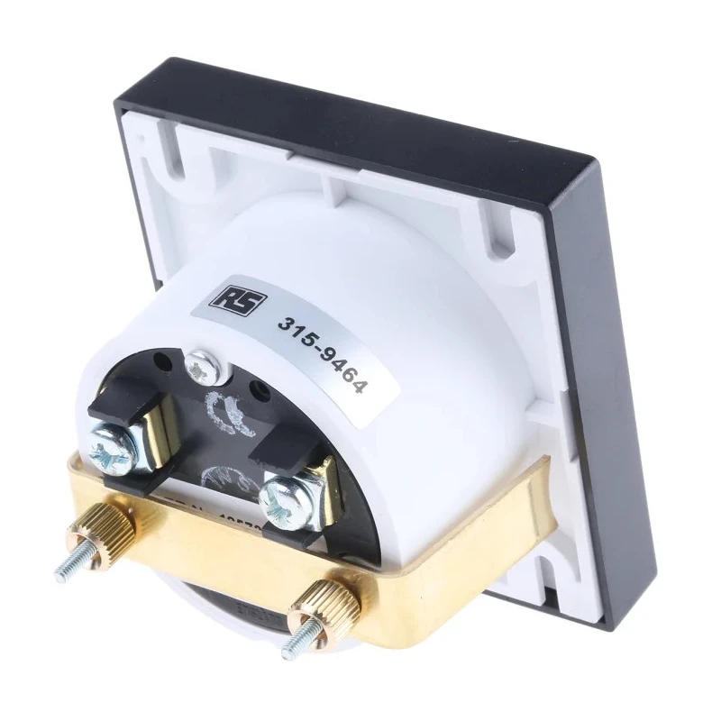 HOBUT PD7 Series Analogue Voltmeter DC, 72 mm Cutout Height and Width, Horizontal Scale PD721MCS50V/2-001