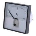 HOBUT Analogue Panel Ammeter 100 A AC/DC with UL94V0 Flame Retardant Case PD721MCS1A/2-003