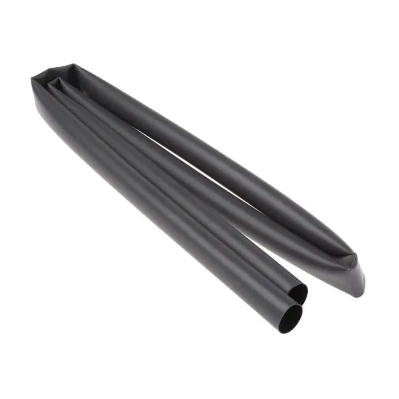 TE Connectivity Black Polyolefin Heat Shrink Tubing 16 mm Sleeve Diameter x 1.2 m Length 4:1 Shrink Ratio ATUM-16/4-0