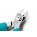 Weller Erem 2-Piece Side Cutter, 110mm Overall Length, Semi-Flush Oval Head Jaw, 15mm Jaw Length, ESD Safe, Comfort 612N