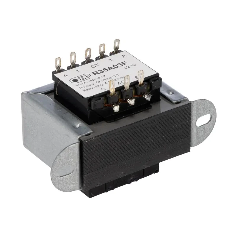 OEP Panel Mount Audio Transformer 320Ω Primary DC Resistance 0.75Ω Secondary DC Resistance R35A03F
