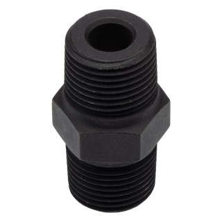 Hi-Force HF17 Steel Straight Nipple Fitting 3/8 NPT NPT, Maximum Operating Pressure 700 bar HF17
