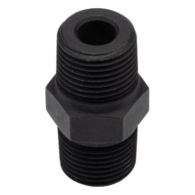Hi-Force HF17 Steel Straight Nipple Fitting 3/8 NPT NPT, Maximum Operating Pressure 700 bar HF17