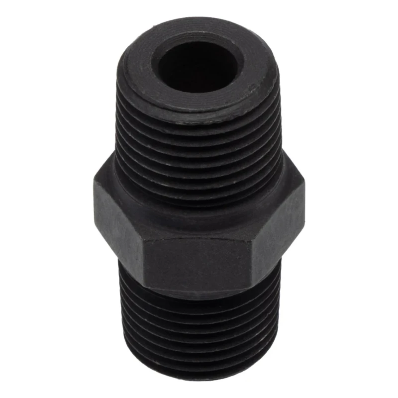 Hi-Force HF17 Steel Straight Nipple Fitting 3/8 NPT NPT, Maximum Operating Pressure 700 bar HF17