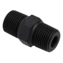 Hi-Force HF17 Steel Straight Nipple Fitting 3/8 NPT NPT, Maximum Operating Pressure 700 bar HF17