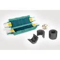 HellermannTyton Relicon Gel Cable Joint Kit Straight Re-Openable Shell Non-Toxic Gel, IP68 435-01660 Reliseal V56-PP/SI-GN