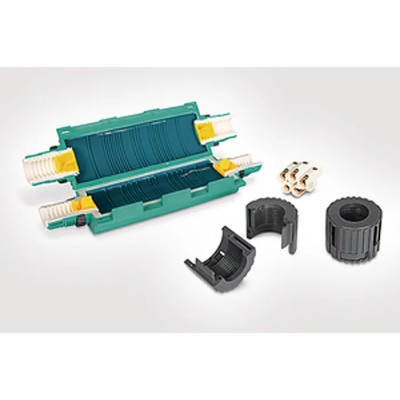 HellermannTyton Relicon Gel Cable Joint Kit Straight Re-Openable Shell Non-Toxic Gel, IP68 435-01660 Reliseal V56-PP/SI-GN