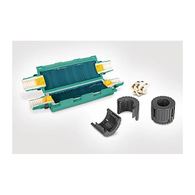 HellermannTyton Relicon Gel Cable Joint Kit Straight Re-Openable Shell Non-Toxic Gel, IP68 435-01660 Reliseal V56-PP/SI-GN