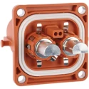 Amphenol Industrial UPC RADSOK EV Connector Female Panel Mount 250A 1000V Straight Orientation UPCR012ALS1