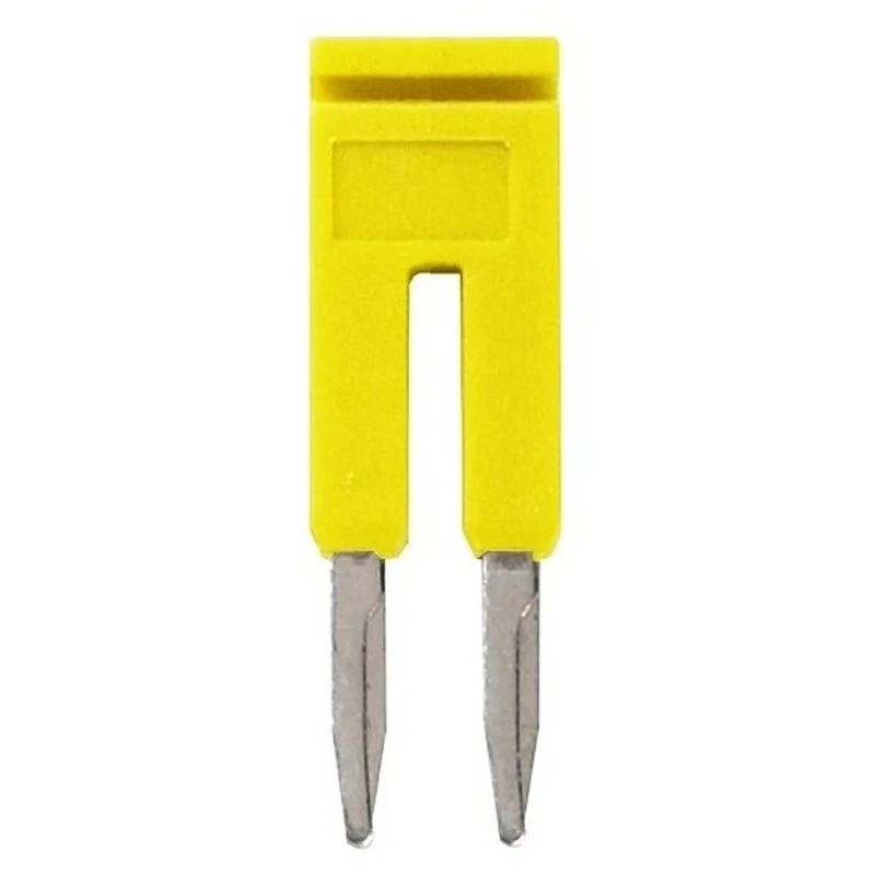 Omron Series Yellow Short Bar Accessory for Use with XW5G-P1.5-2 Grounding Terminal Block and XW5T-P1.5-2 Feed Through XW5S