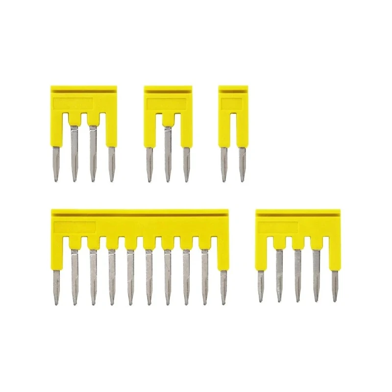 Omron Series Yellow Short Bar Accessory for Use with XW5G-P1.5-2 Grounding Terminal Block and XW5T-P1.5-2 Feed Through XW5S
