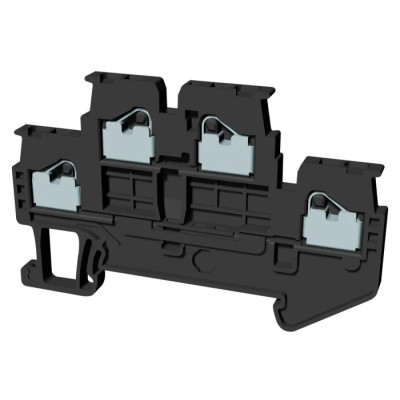 Omron Non-Fuse DIN Rail Terminal Block Grey 1.5mm² 2-Level Push-in 600V XW5T-P1.5-1.1-2