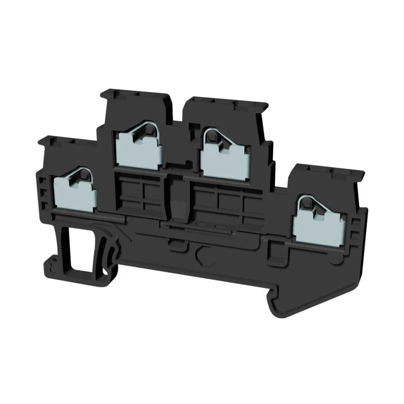 Omron Non-Fuse DIN Rail Terminal Block Grey 1.5mm² 2-Level Push-in 600V XW5T-P1.5-1.1-2