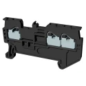 Omron XW5T Series Non-Fuse DIN Rail Terminal Grey, 1.5mm² Cable, 1-Level, 600V, 17.5A, Push-in Termination XW5T-P1.5-1.2-1