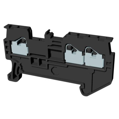 Omron XW5T Series Non-Fuse DIN Rail Terminal Grey, 1.5mm² Cable, 1-Level, 600V, 17.5A, Push-in Termination XW5T-P1.5-1.2-1