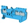 Omron XW5T Series Non-Fuse DIN Rail Terminal Blue 1.5mm² 1-Level Push-in XW5T-P1.5-1.2-1BL