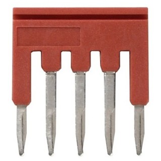 Omron XW5S Series Short Bar for Use with XW5T-P1.5-5 Feed Through Terminal Block and XW5G-P1.5-5 Grounding Terminal Block 