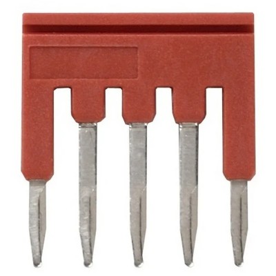 Omron XW5S Series Short Bar for Use with XW5T-P1.5-5 Feed Through Terminal Block and XW5G-P1.5-5 Grounding Terminal Block 
