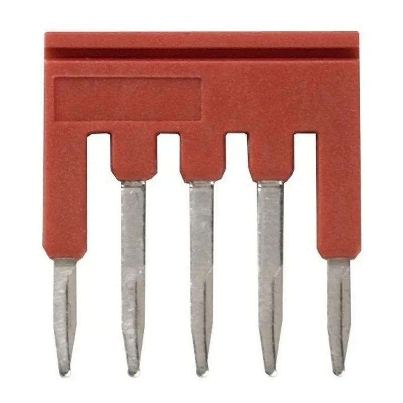 Omron XW5S Series Short Bar for Use with XW5T-P1.5-5 Feed Through Terminal Block and XW5G-P1.5-5 Grounding Terminal Block 