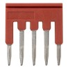 Omron XW5S Series Short Bar for Use with XW5T-P1.5-5 Feed Through Terminal Block and XW5G-P1.5-5 Grounding Terminal Block