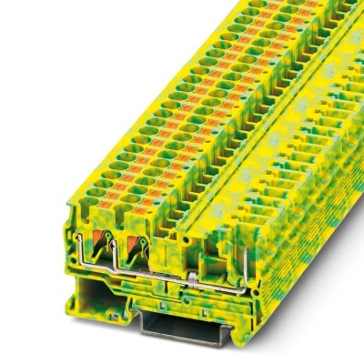 Phoenix Contact PT 4-TWIN/1P-PE Series Earth Terminal Block Push-in 60V 3212202