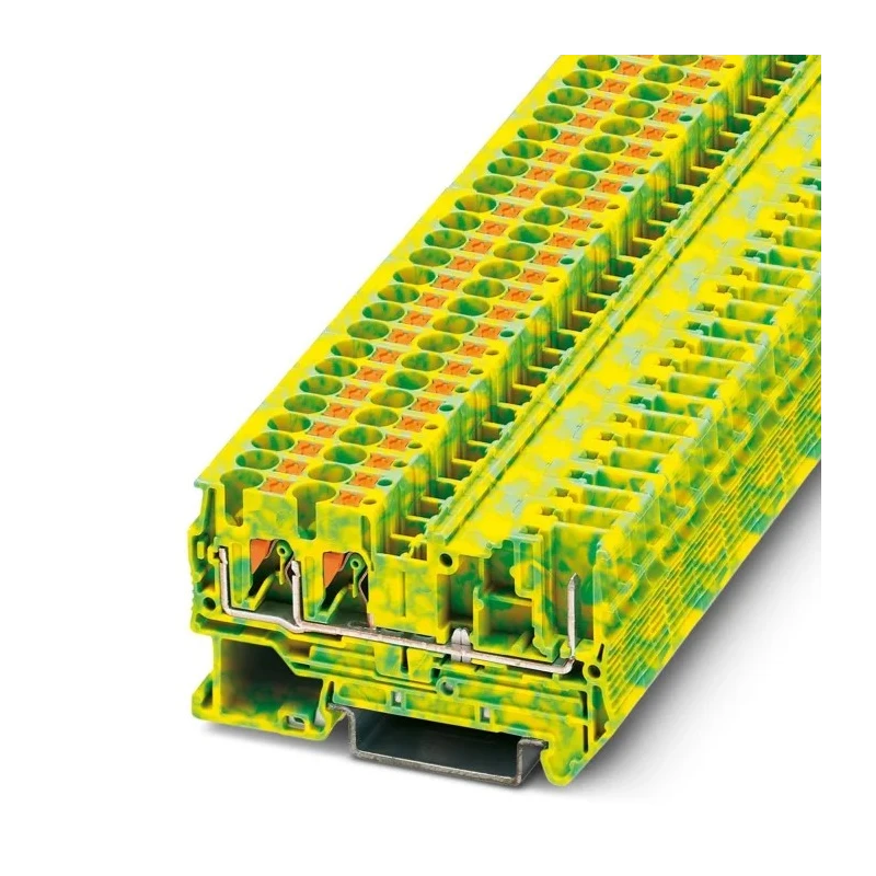 Phoenix Contact PT 4-TWIN/1P-PE Series Earth Terminal Block Push-in 60V 3212202