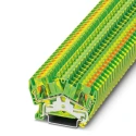 Phoenix Contact PTS 4-PE Series Earth Terminal Block Green Yellow 0.2-6 mm² 1-Level Push-in 3213603