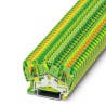 Phoenix Contact PTS 4-PE Series Earth Terminal Block Green Yellow 0.2-6 mm² 1-Level Push-in 3213603