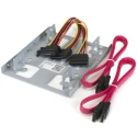 StarTech.com SSD/HDD Mounting Bracket for 2 x 2.5 in or 3.5 in Drives 116 x 22 x 102 mm BRACKET25X2