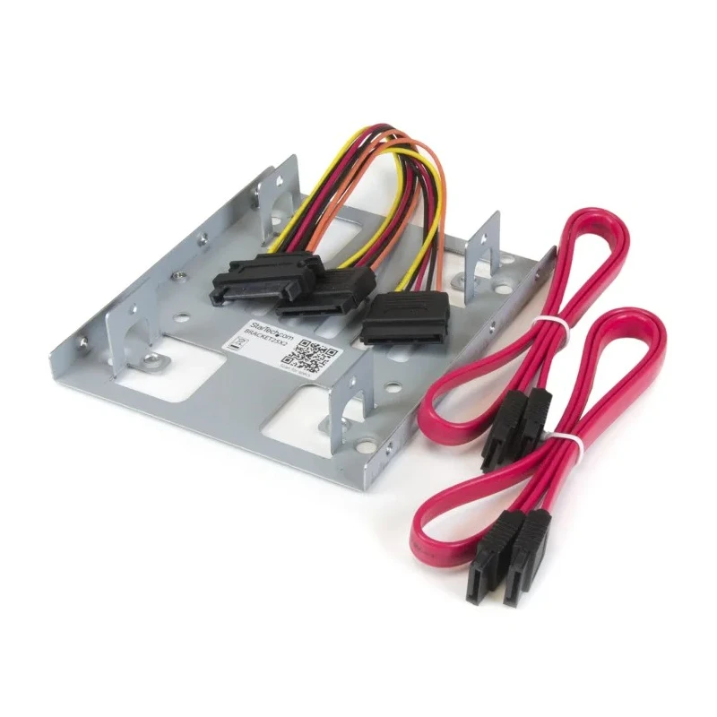 StarTech.com SSD/HDD Mounting Bracket for 2 x 2.5 in or 3.5 in Drives 116 x 22 x 102 mm BRACKET25X2