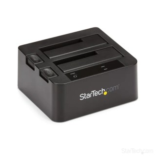StarTech.com Hard Drive Docking Station USB 3.1 Gen 2 Double Slot 2.5 & 3.5 Inch 132 x 70 x 148 mm SDOCK2U313