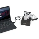 StarTech.com Hard Drive Docking Station USB 3.1 Gen 2 Double Slot 2.5 & 3.5 Inch 132 x 70 x 148 mm SDOCK2U313