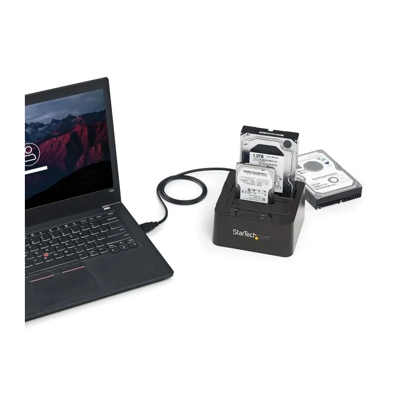 StarTech.com Hard Drive Docking Station USB 3.1 Gen 2 Double Slot 2.5 & 3.5 Inch 132 x 70 x 148 mm SDOCK2U313