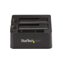 StarTech.com Hard Drive Docking Station USB 3.1 Gen 2 Double Slot 2.5 & 3.5 Inch 132 x 70 x 148 mm SDOCK2U313