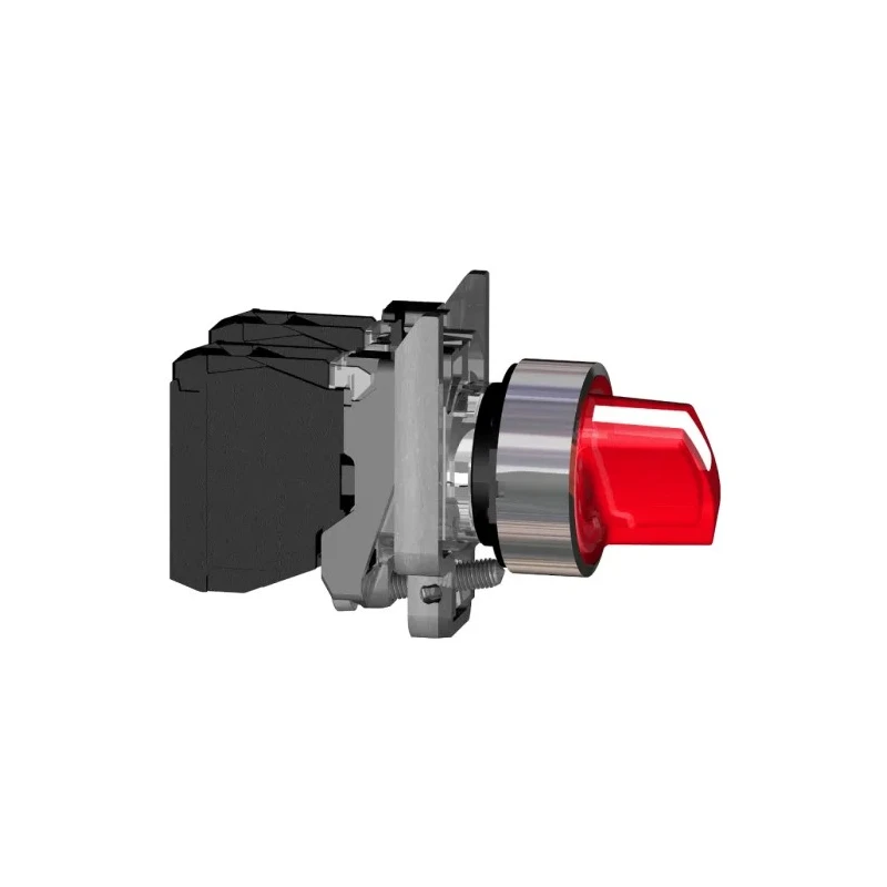 Schneider Electric Knob Selector Switch SPDT, 3 Positions, Illuminated, 22 mm Cutout Diameter XB4BK134B5