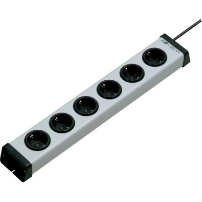 Bodo Ehmann 16A 250V AC 6 Gang Extension Lead 3m Cable Type F German Schuko 0200X00062303