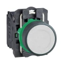 Schneider Electric Harmony XB5 Series Push Button Switch, Spring Return, Panel Mount, 22 mm Cutout, SPST Contact XB5AA11