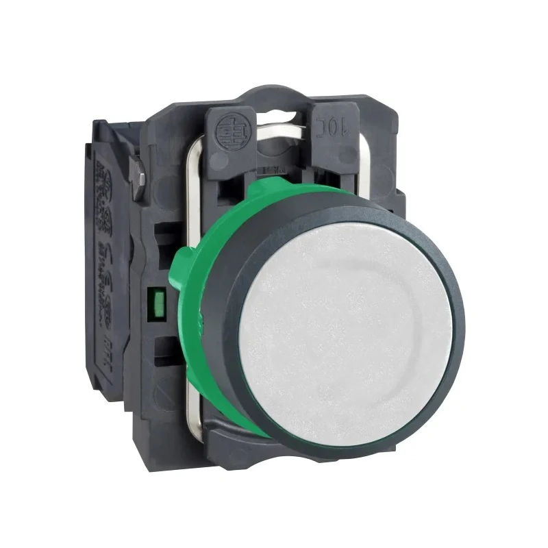 Schneider Electric Harmony XB5 Series Push Button Switch, Spring Return, Panel Mount, 22 mm Cutout, SPST Contact XB5AA11