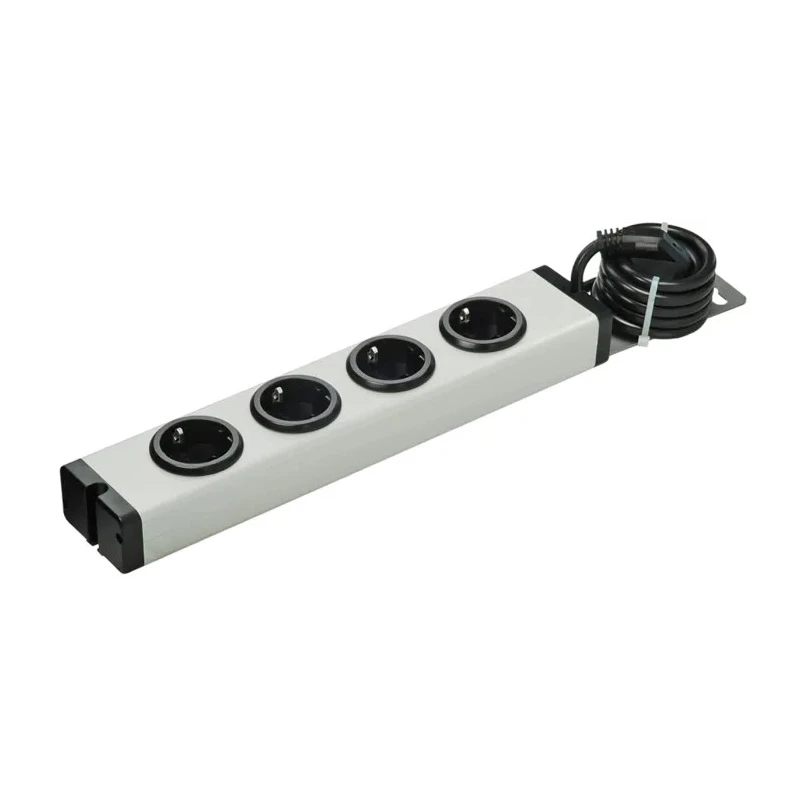 Bodo Ehmann 16A 250V AC 4 Gang Extension Lead 1.5m Cable Type F German Schuko 0600X00042031
