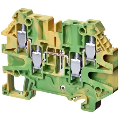 Omron Grey Single-Level DIN Rail Terminal Block 4mm², Screw Termination, 500V, XW5GS40221