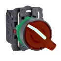 Schneider Electric Harmony XB5 Knob Selector Switch SPDT Illum 2 Positions 22 mm Cutout Diameter XB5AK124B5