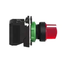 Schneider Electric Harmony XB5 Knob Selector Switch SPDT Illum 2 Positions 22 mm Cutout Diameter XB5AK124B5