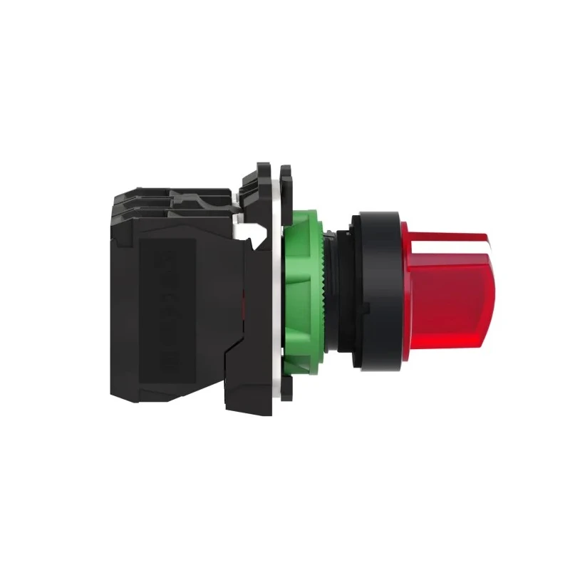 Schneider Electric Harmony XB5 Knob Selector Switch SPDT Illum 2 Positions 22 mm Cutout Diameter XB5AK124B5